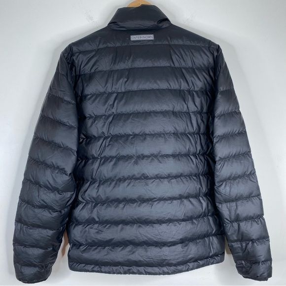 Outerknown Puffer Jacket Down Ripstop Black Gorpcore Full Zip Pockets Huckberry - Picture 6 of 13